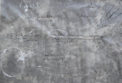 Bergbild, vorbereitung der Chinacollage