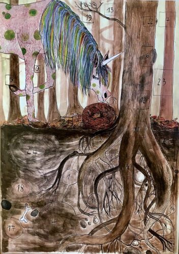 Einhorn und Winterschlaf