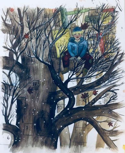 Oben in den Ästen 2018